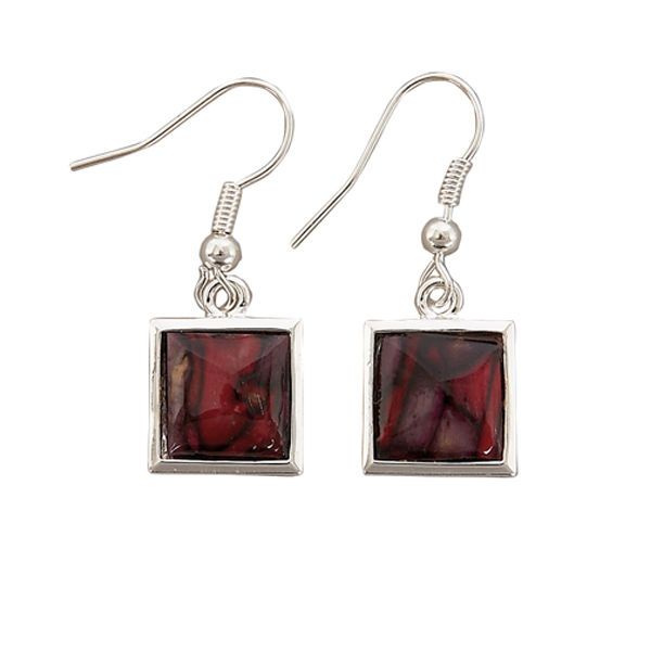 Heathergem Square Plate Earrings