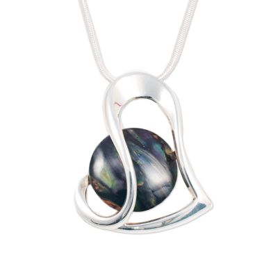 Heathergem Heart plated Pendant