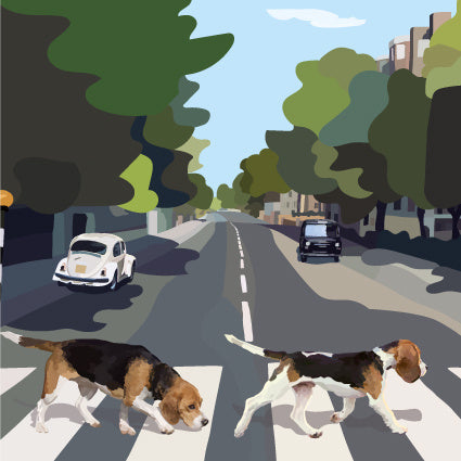 Abbey Road Greeting Card (Blank)