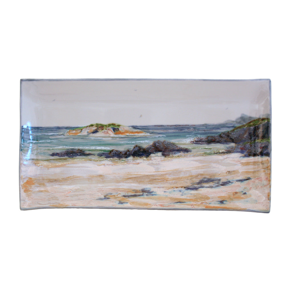 Highland Stoneware Seascape Rectangle Dish