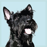 Scottie Greeting Card (Blank)