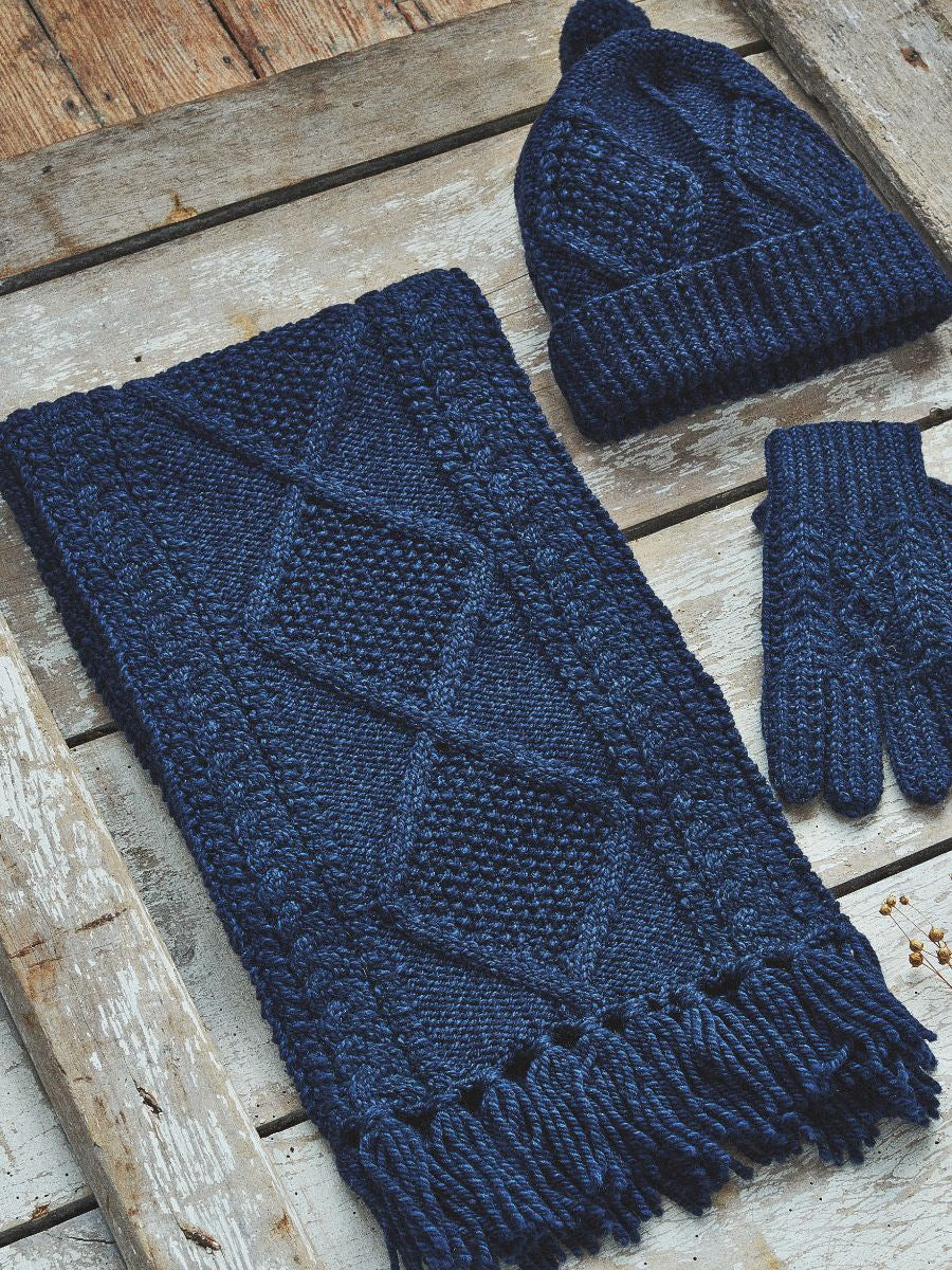 Aran Scarf NightShade Marl Scarf
