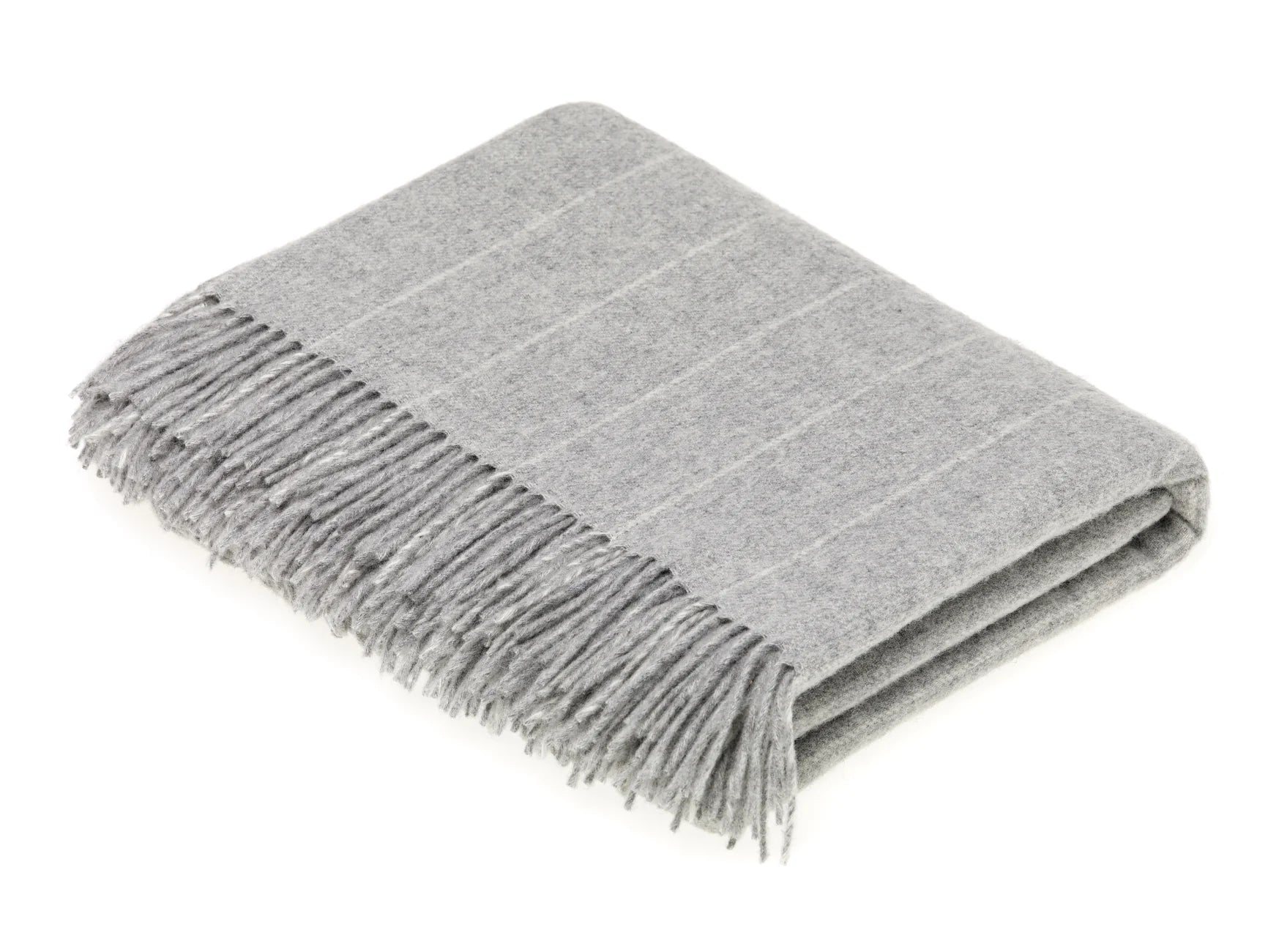 Pinstripe Throw | Grey