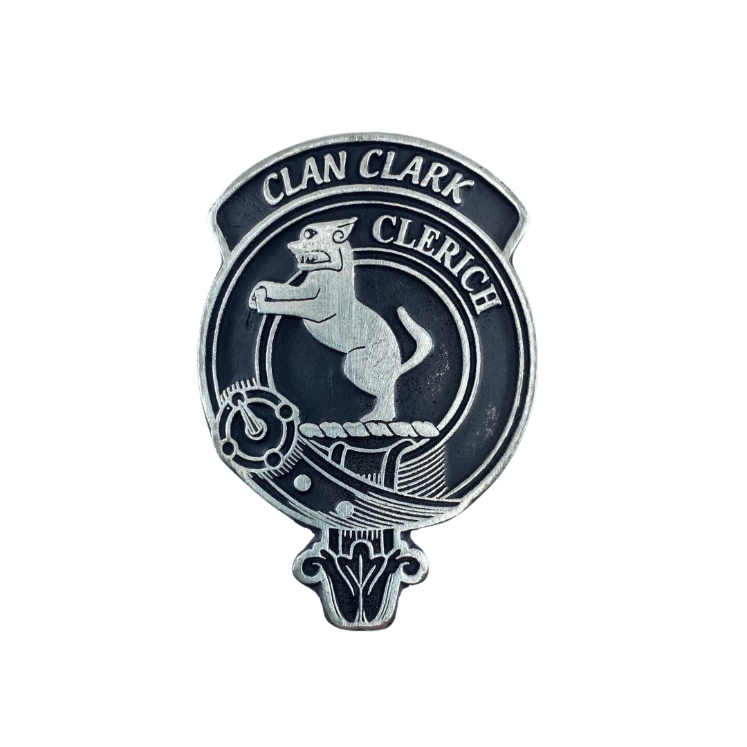 Clan Clark Rocks Glass