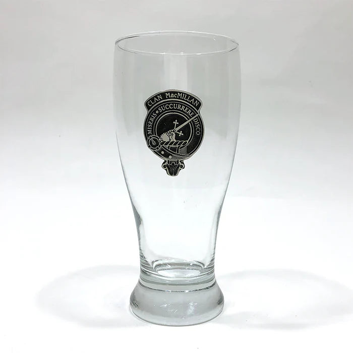 Clan Crested beer Glass