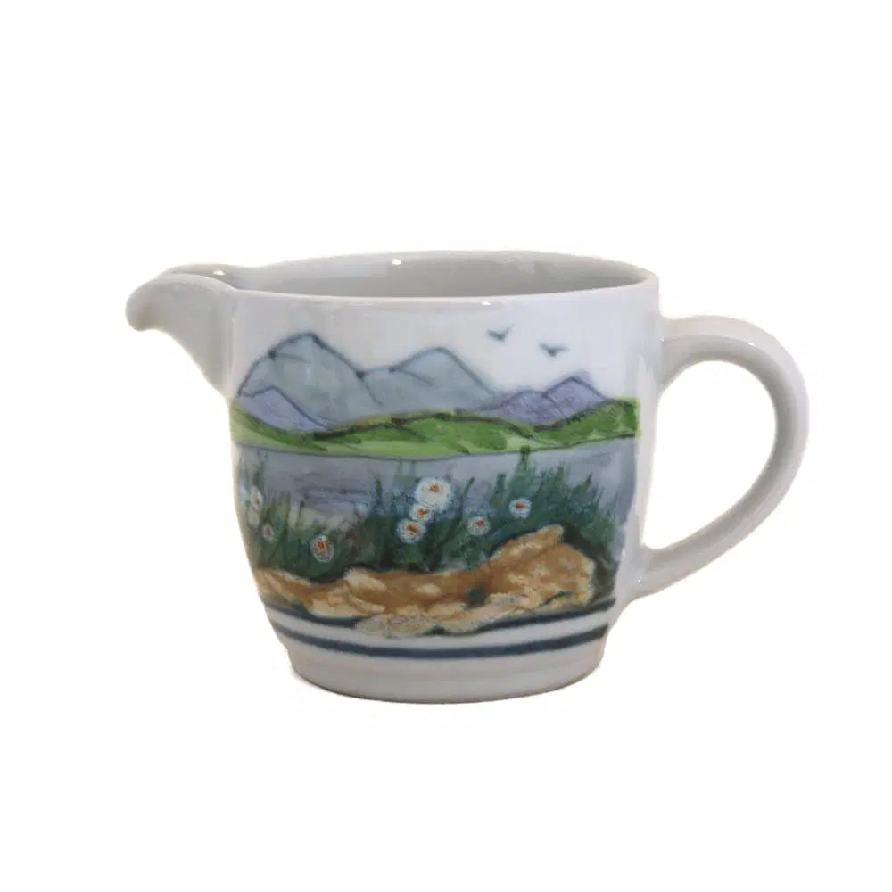 HIghland Stoneware Cream Jug Landscape