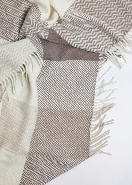 Dún na Rí Cashmere and Lambswool Throw