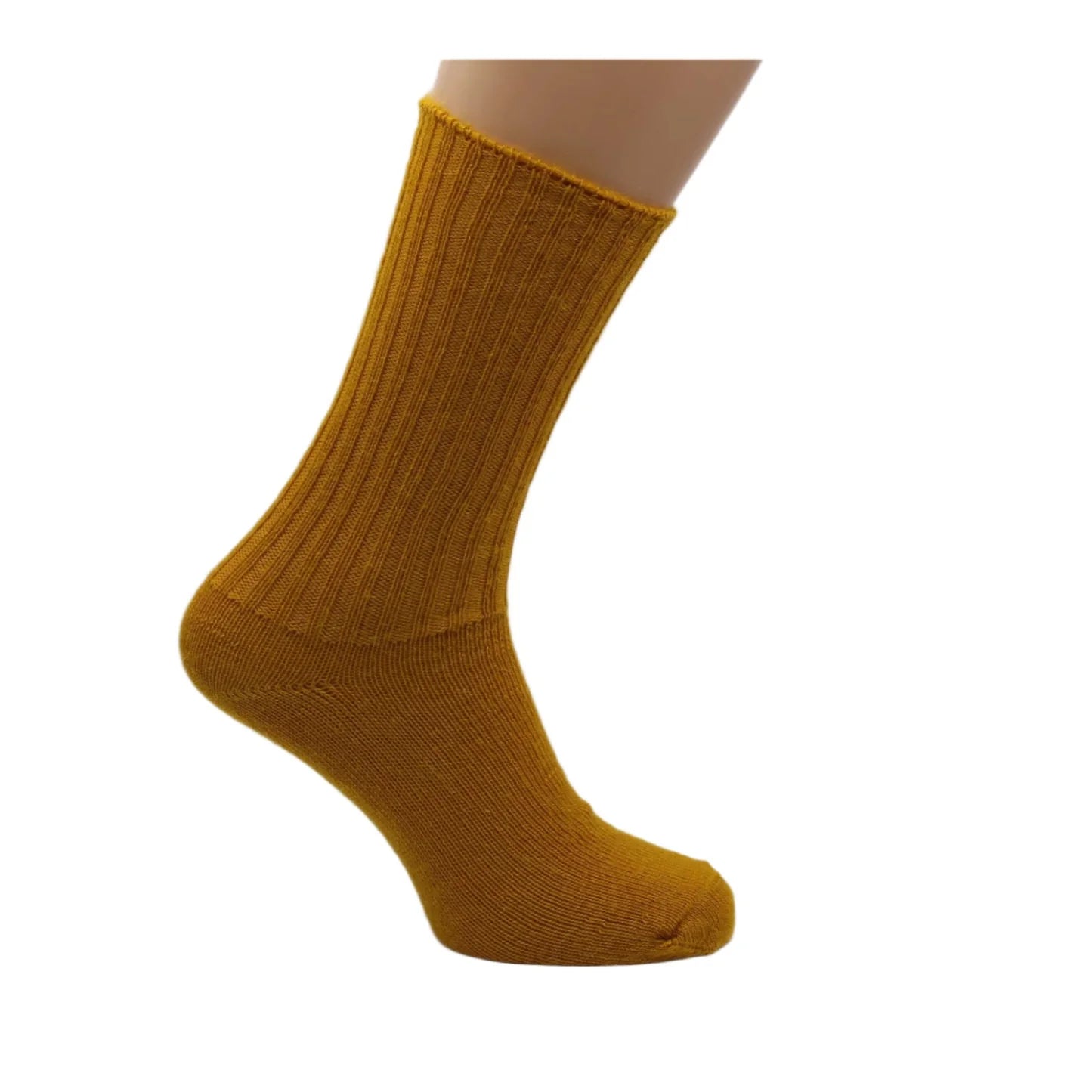 Dunoon Mohair Sock Mustard