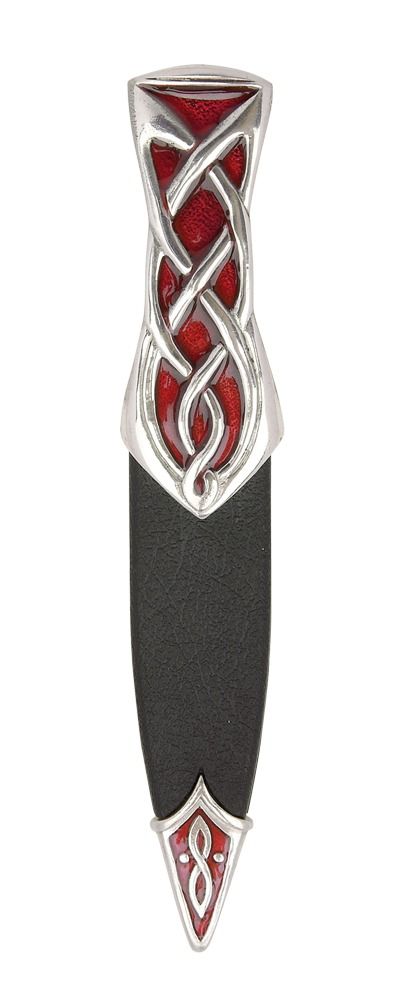Charles Buyers Red Enamel Sgian Dubh