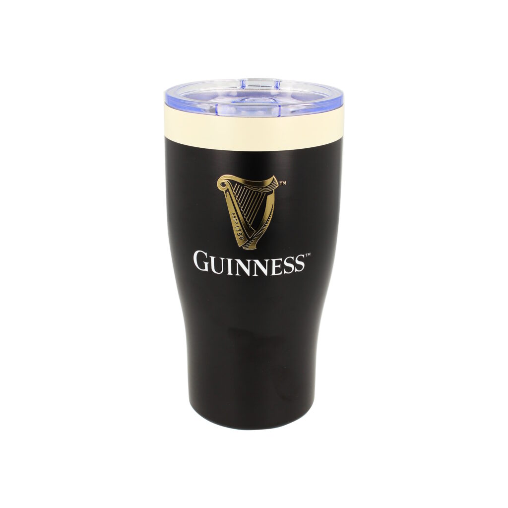 Guinness BPA Free Pint Shaped Travel Mug with Lid