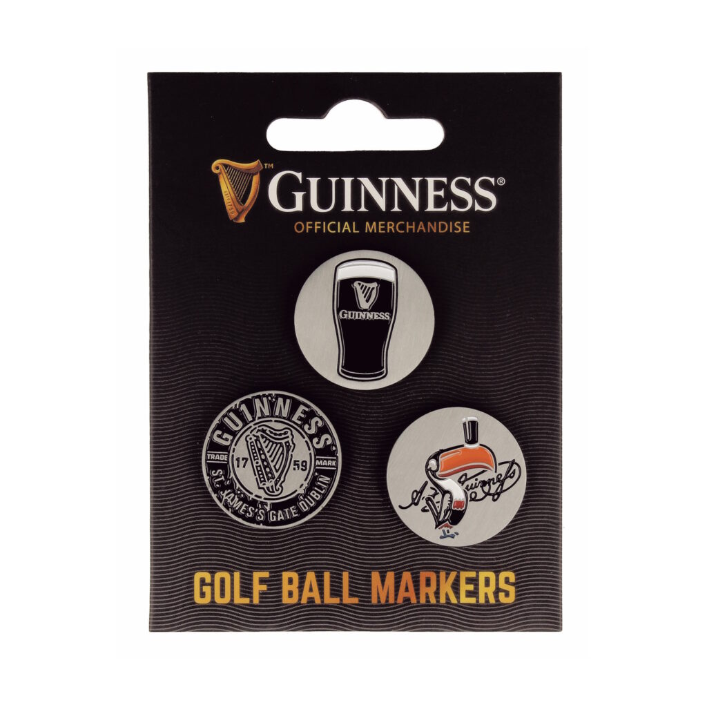Guinness Goff Ball Markers 3 piece