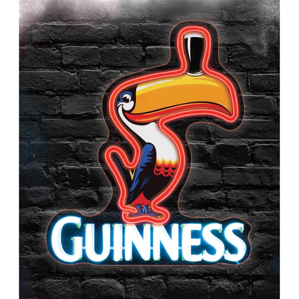Guinness Toucan LED Wall Sign | Scottish Shop