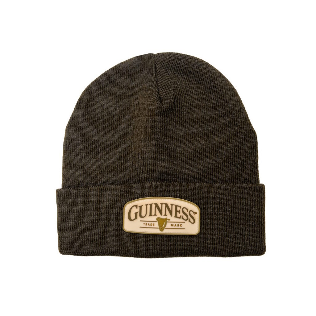 Guinness Trademark Cuff Beanie Brown