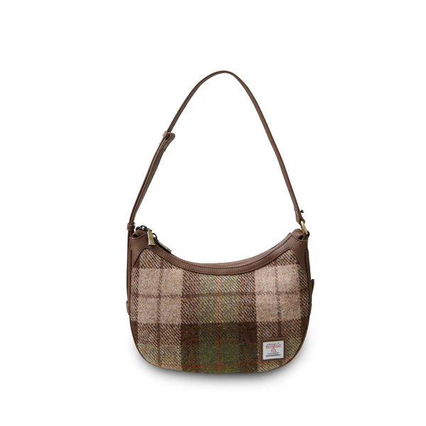 Islander Leather Collection Ellon Chestnut Tartan