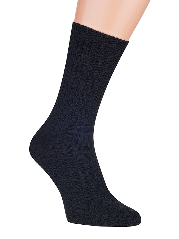 Yoko Lambswool Socks Black