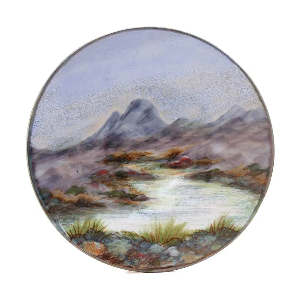 Highland Stoneware Large Geo Landscape Dish