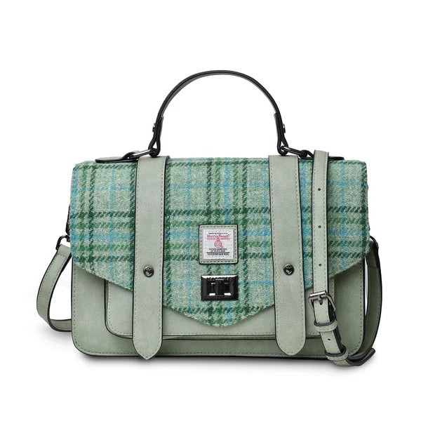 Large Satchel Mint Check