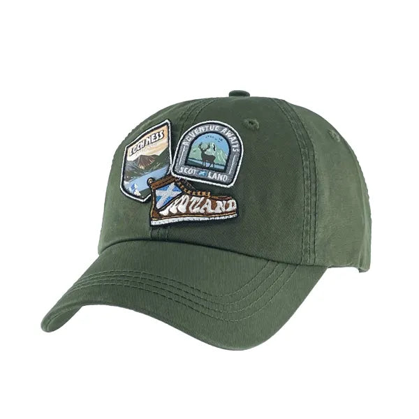 Eurostick Big Coountry Loch Ness Patch Ball Cap Green