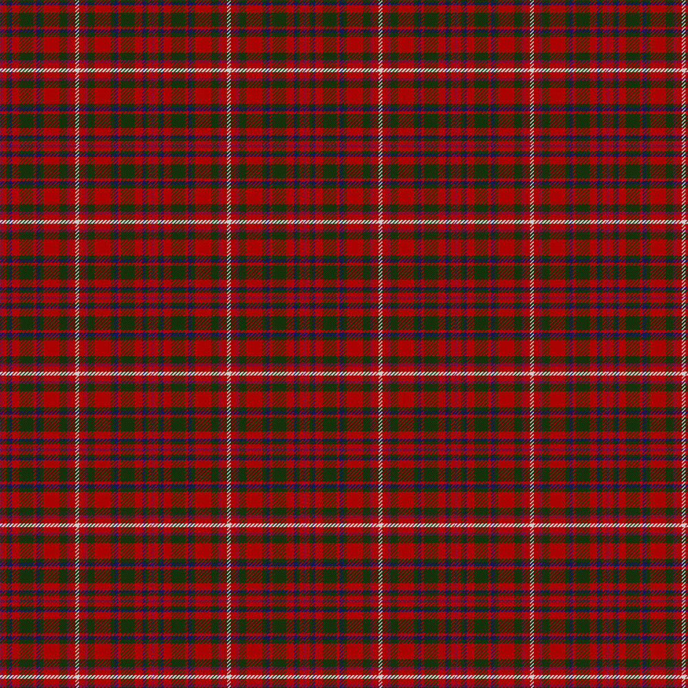 MacKinnon Red Modern Tartan