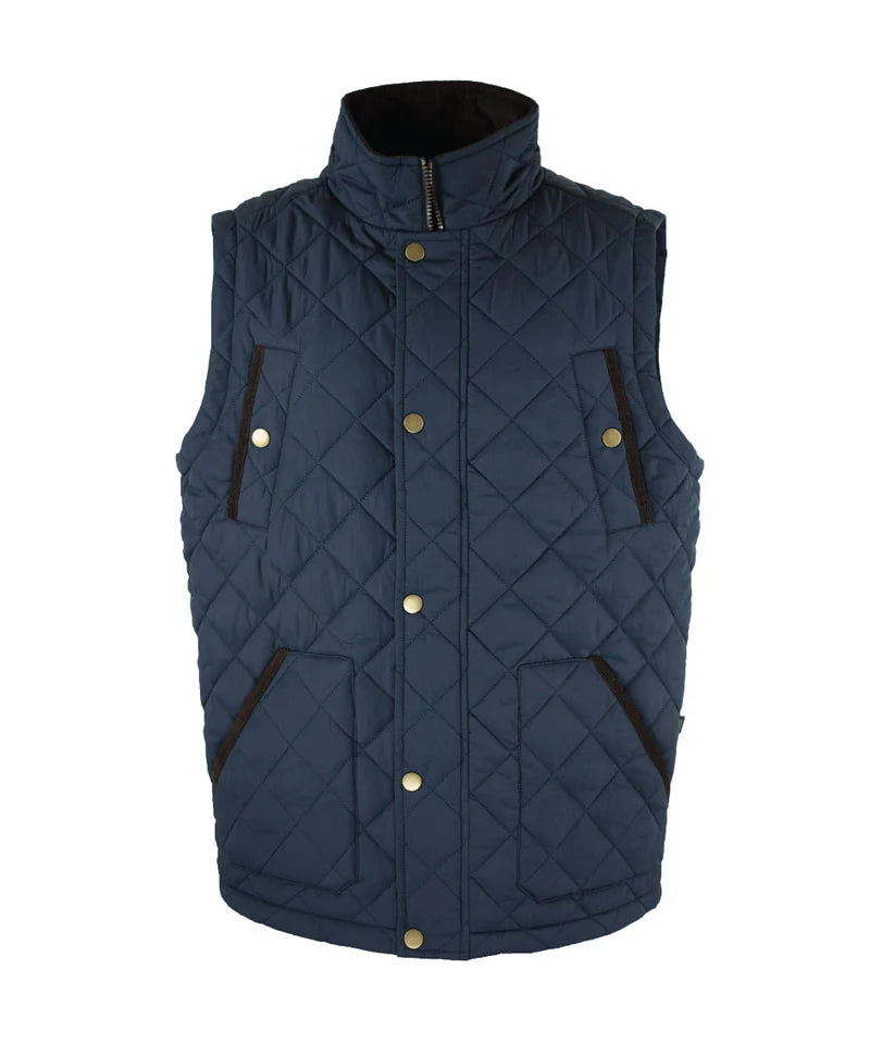 Mens Aron Gilet | Navy