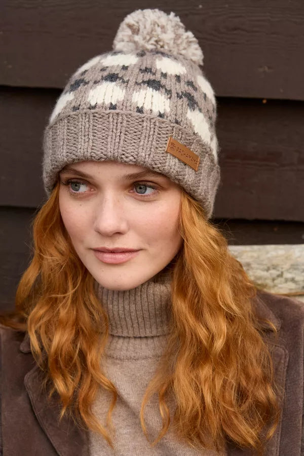 Merino Wool Sheep Beanie Mushroom