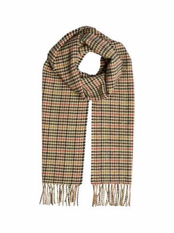 Modern Houndstooth Lambswool Scarf