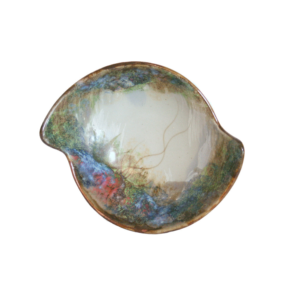 Highland Stoneware Quaich Rock Pool Celadon