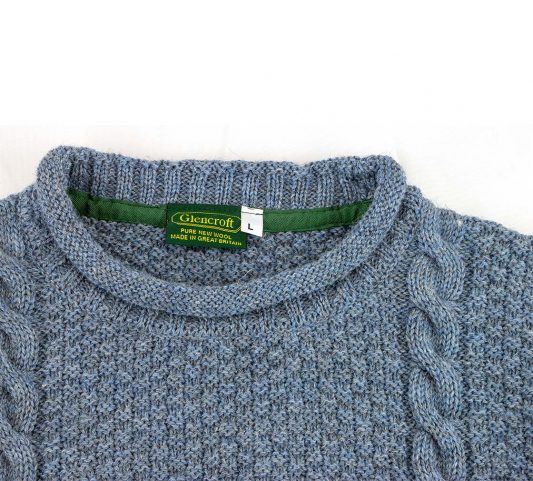 British wool clearance pullover