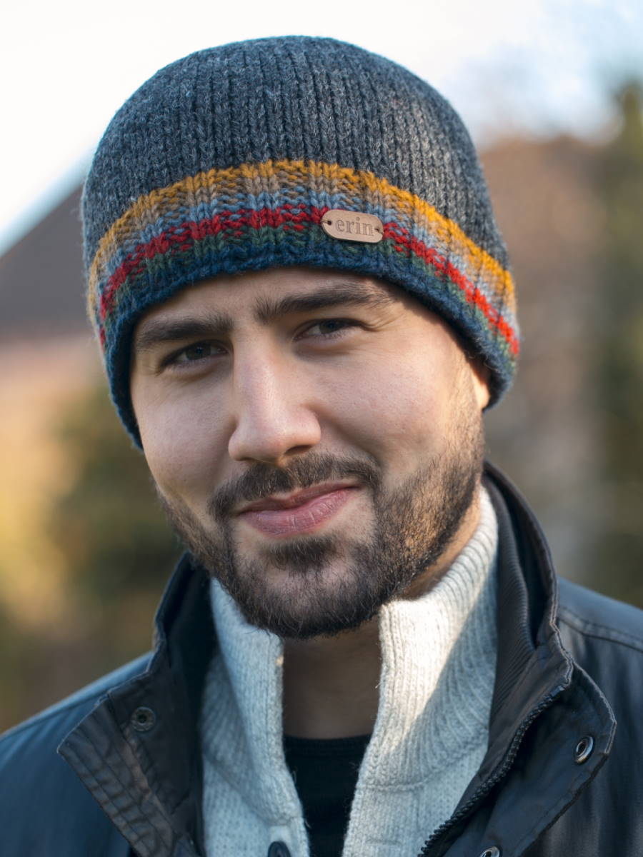 Rib Pullon Hat Charcoal