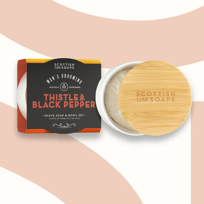 Thistle & Black Pepper Shave & Bowl Set 100g