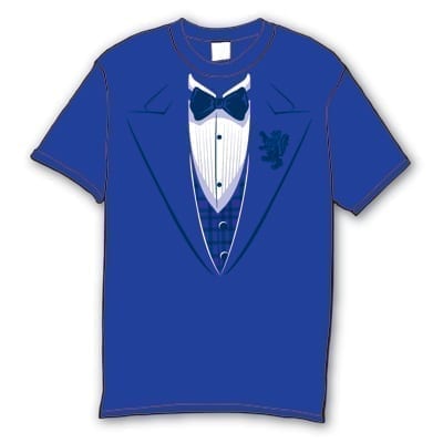 Blue Scottish Tuxedo T-Shirt