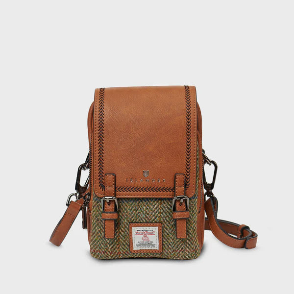 Chestnut Herringbone Baby Jura Crossbody