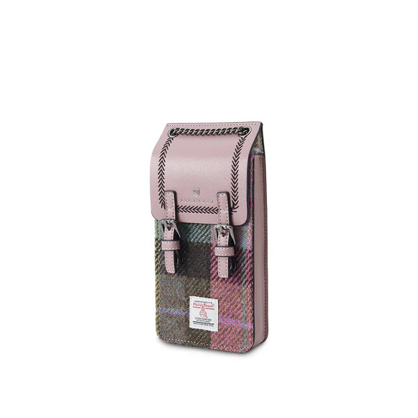 The Islander The Phone Tote Pink And Green