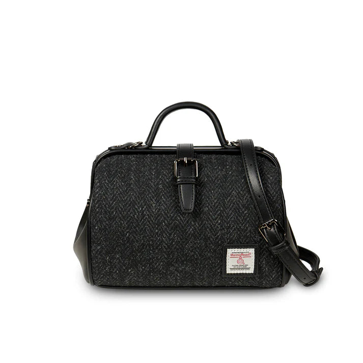 The_Medium_Doctor_Bag Black Herringbone