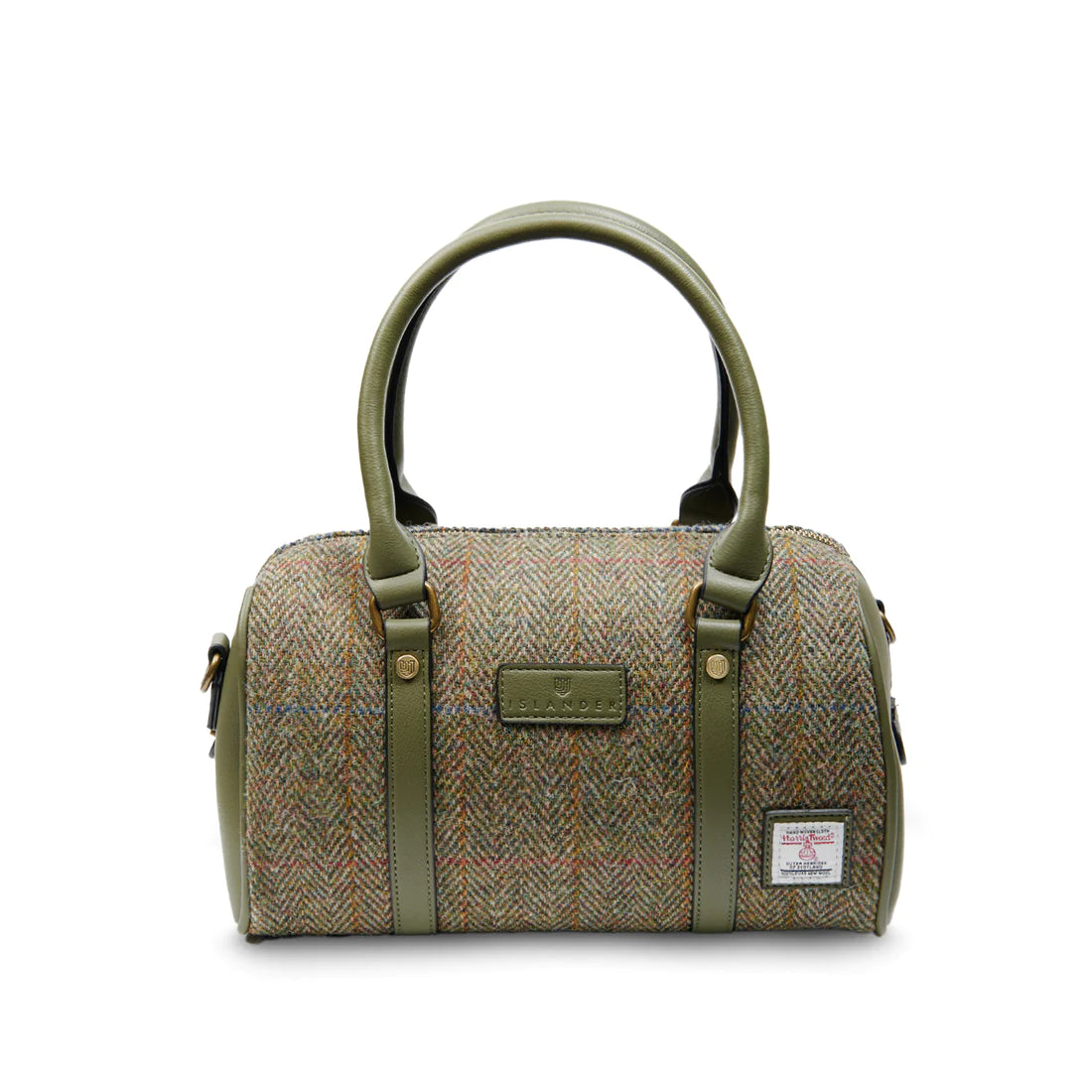 Chestnut Herringbone Medium Duffel Bag