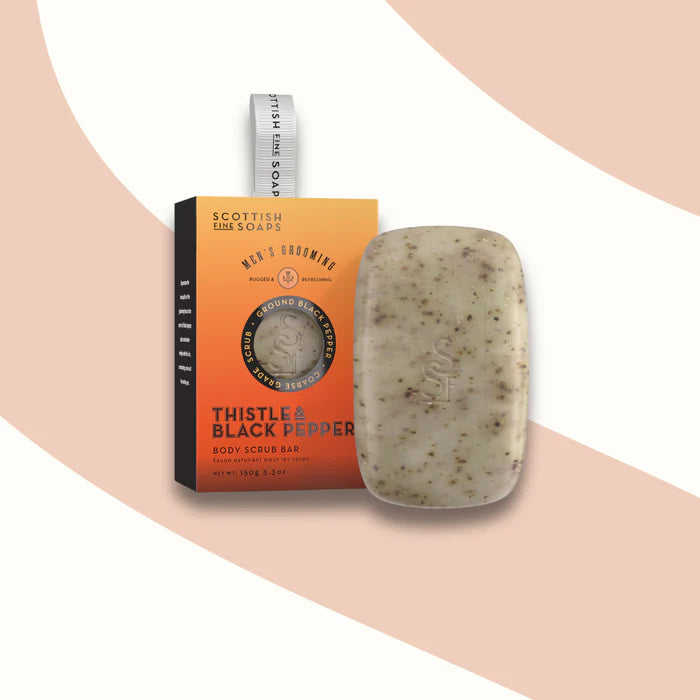 Thistle & Black Pepper Body Scrub Bar 150 g