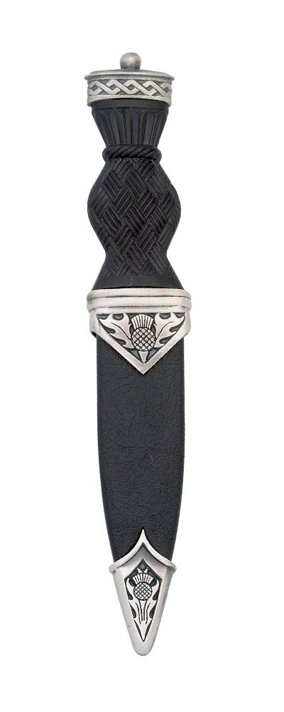 Thistle Matt Sgian Dubh With Plain Top
