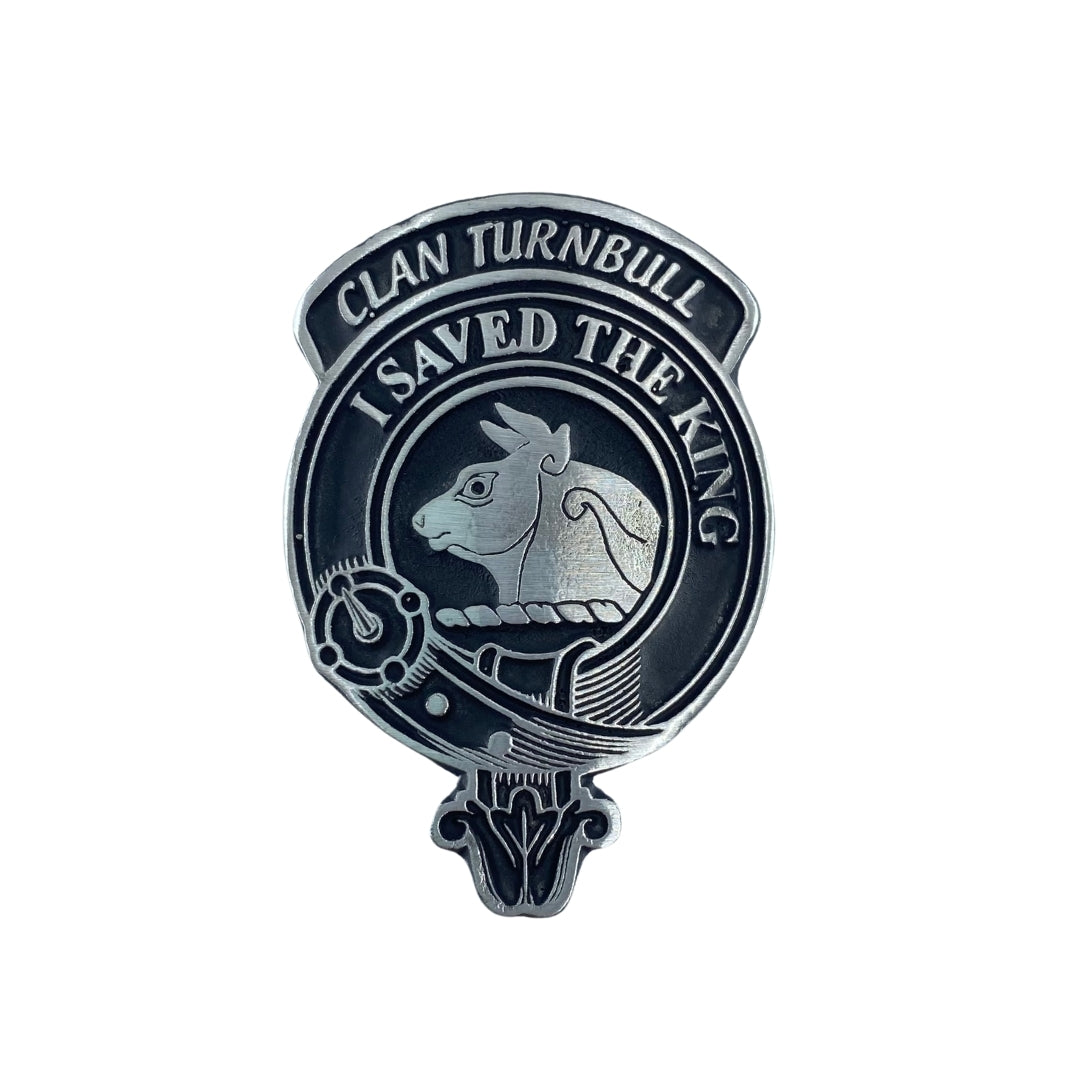 Turnbull Clan Crested Rocks Glass