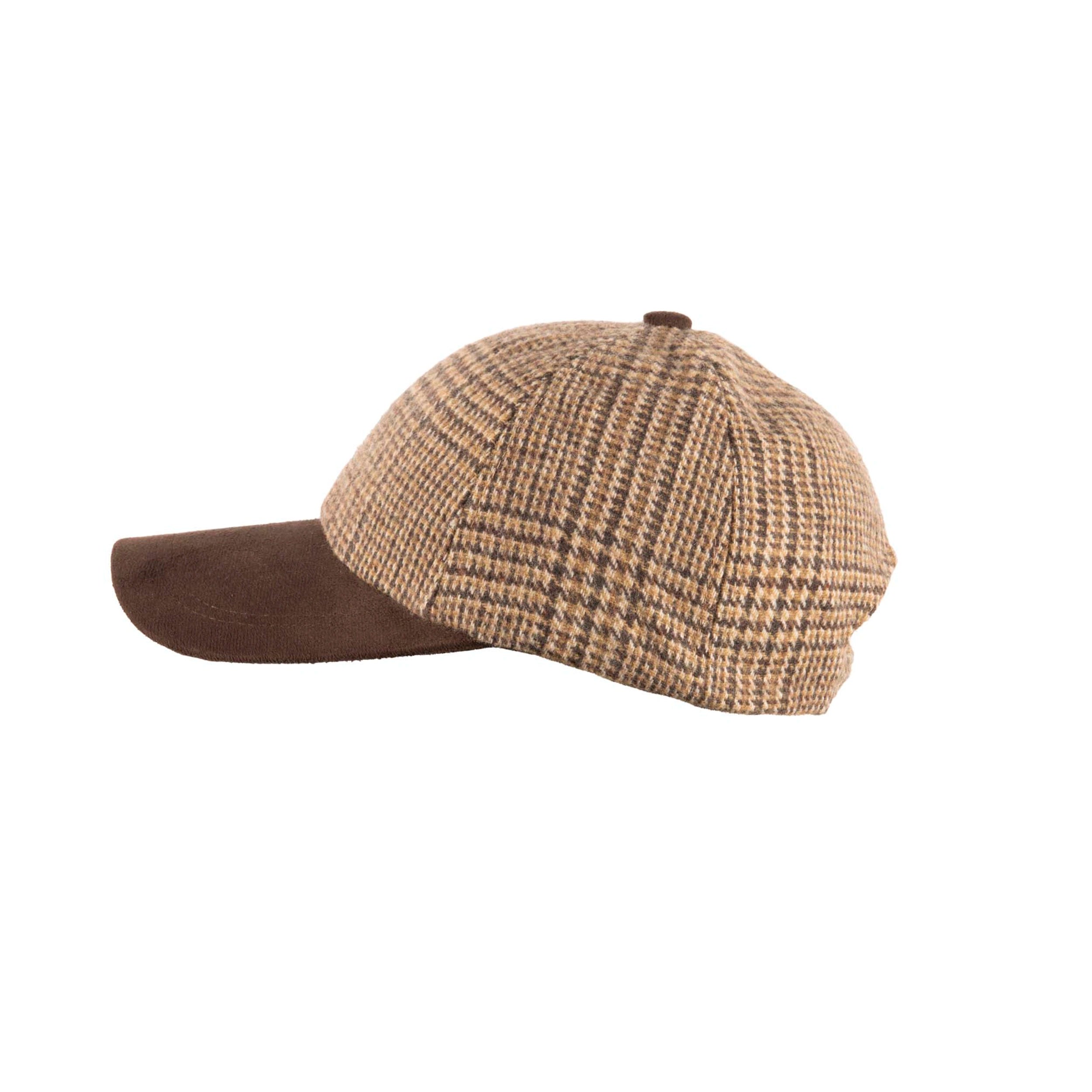 Prince of Isles Tweed Suede Baseball Cap