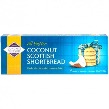 All Butter Ducan's Coconut Scottish Shortbread