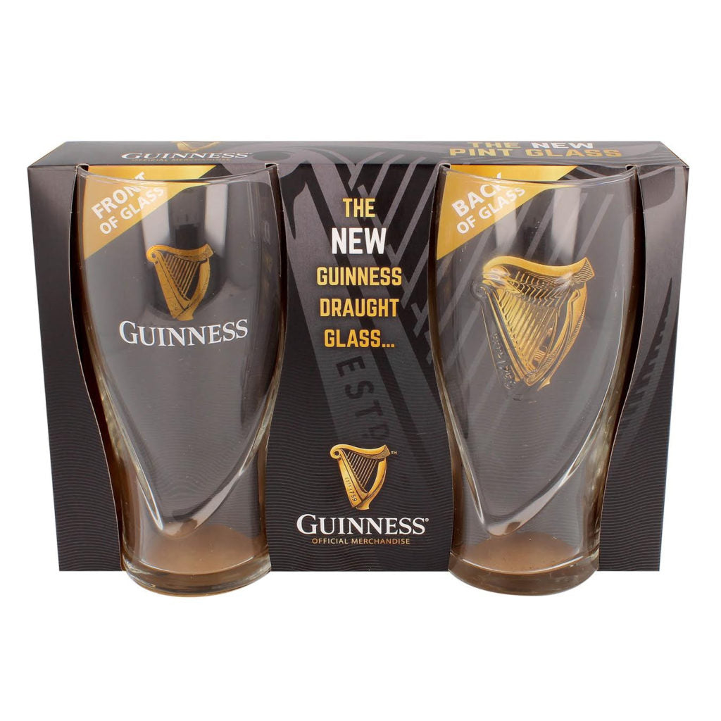 Guinness Embossed Pint Glass