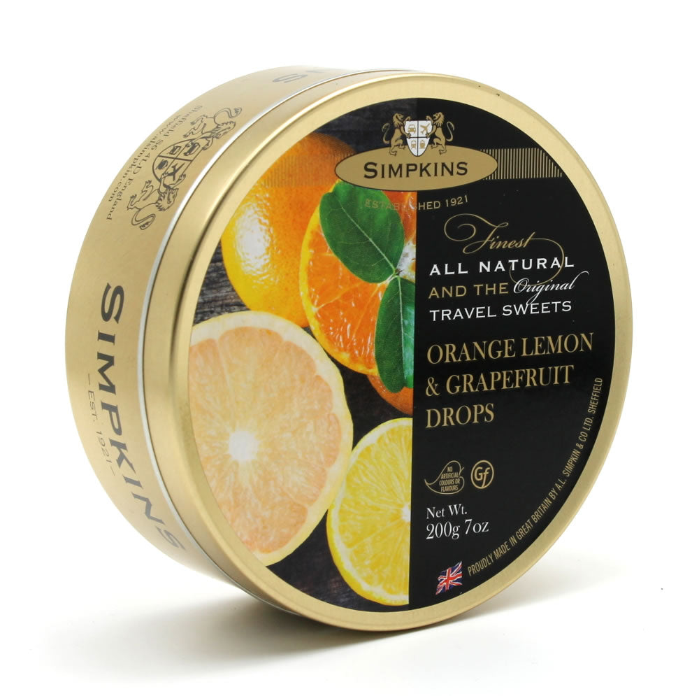 Simpkins Orange Lemon and Grapefruit Drops