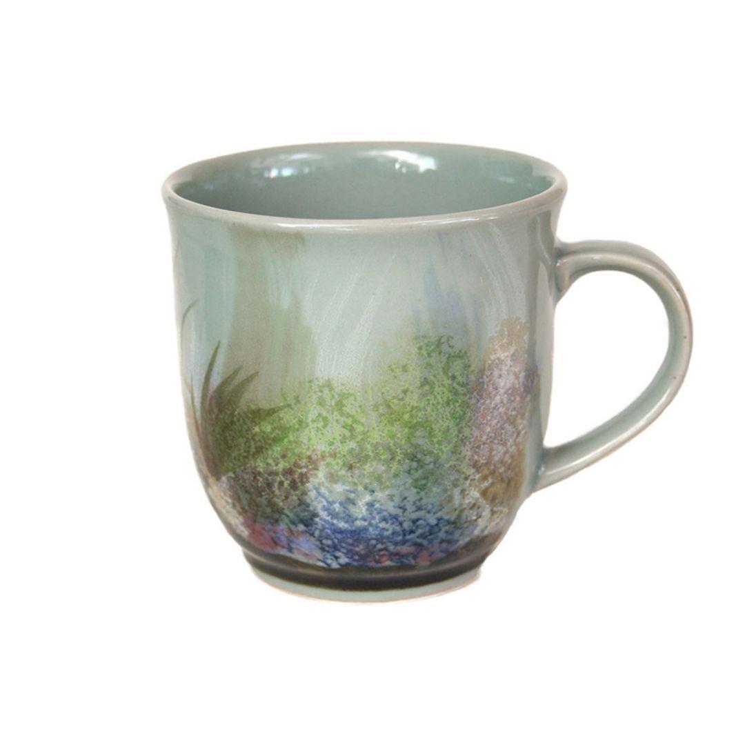 HIghland Stoneware 425 Rock Pool Celadon Mug