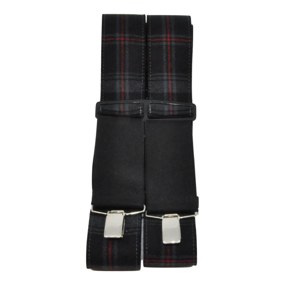 Witches' Blood Tartan Suspenders