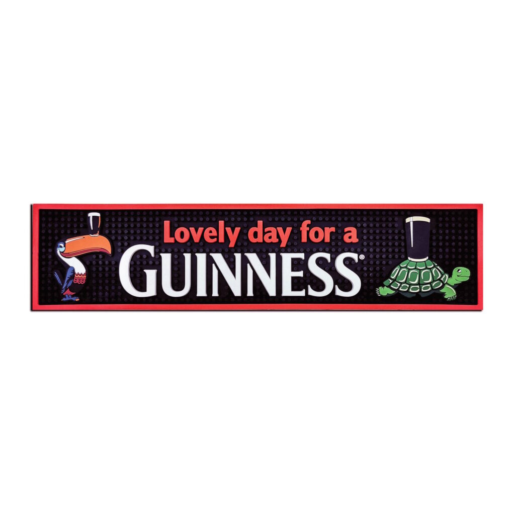 Guinness Bar Mat Lovely Day for Guinness Toucan