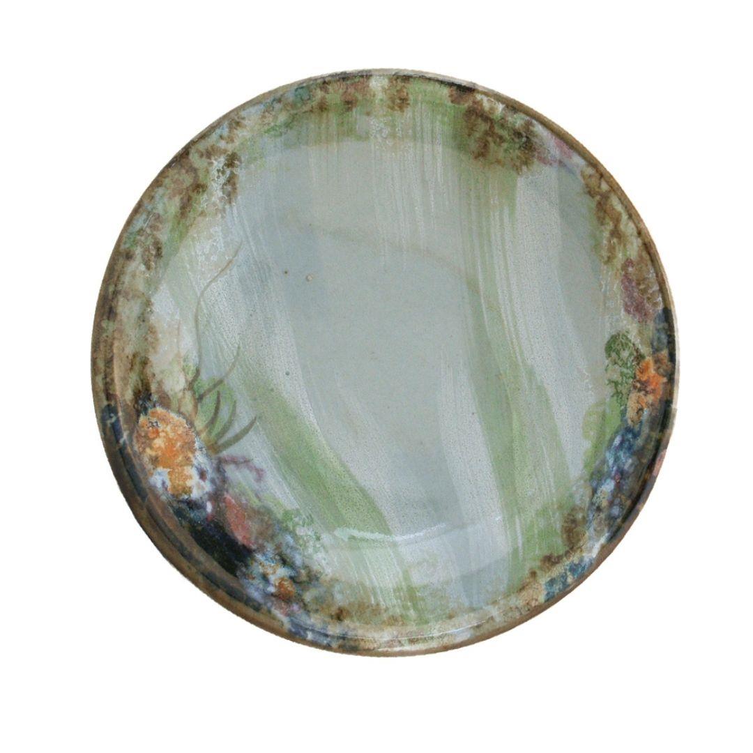 Highland Stoneware Medium Geo Dish