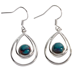 Heathergem Peacock Earrings | Scottish Shop
