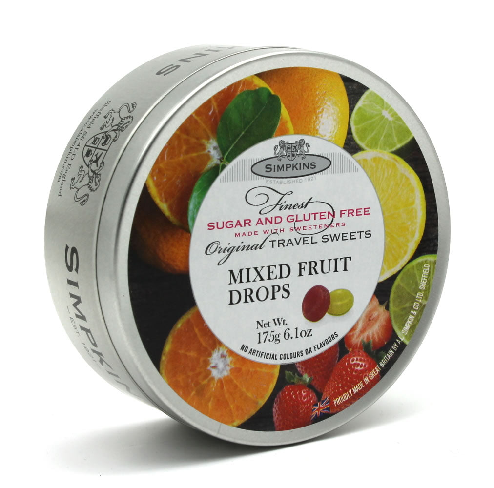 Simpkins Sugar Free Mixed Fruit Drops Travel Sweets
