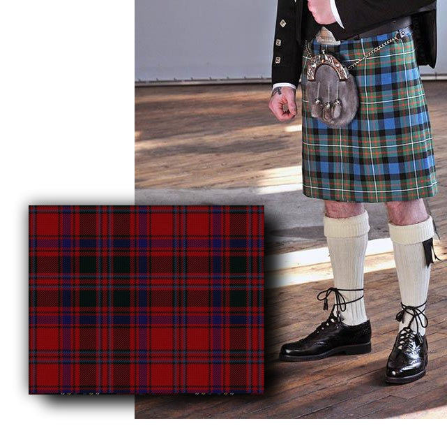Stewart of Appin Modern Regulation 8 Yard Kilt