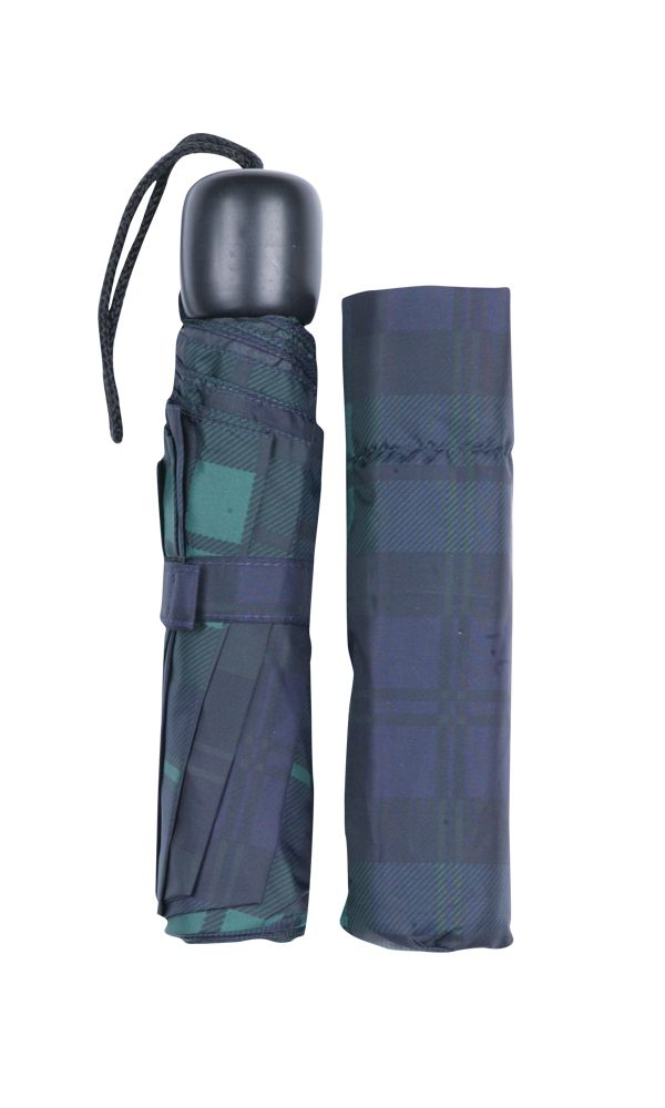 Tartan Folding Umbrella